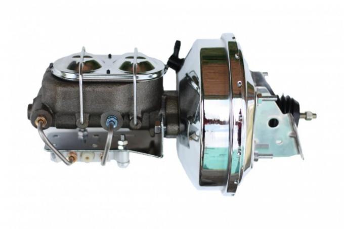 Leed Brakes Power booster kit 9 inch booster 1 inch bore master disc/drum (Chrome) PBKT1092