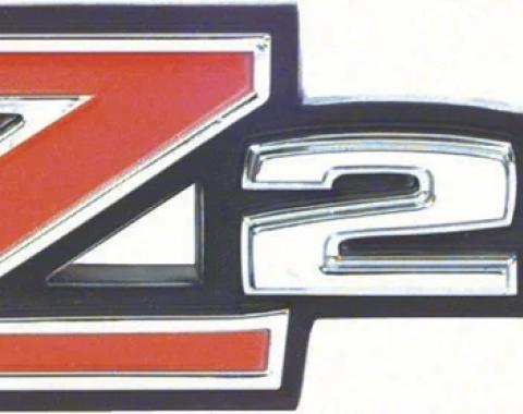 AMD Rear Spoiler Emblem, "Z28", 70-73 Camaro K-3981889
