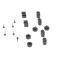 AMD Rubber Bumper Kit, 16 pcs, 67-68 Camaro X305-3567-S