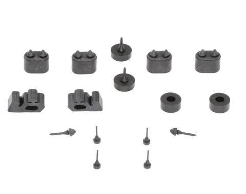 AMD Rubber Bumper Kit, 16 pcs, 67-68 Camaro X305-3567-S