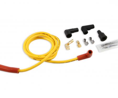 Accel Single Wire Replacement Kit, Staight and 90° Spark Plug Boots, Universal, Yellow 170500