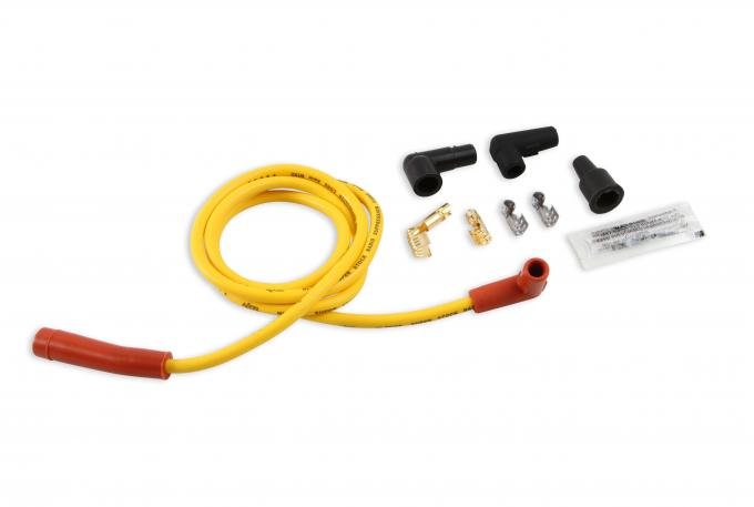 Accel Single Wire Replacement Kit, Staight and 90° Spark Plug Boots, Universal, Yellow 170500
