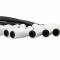 Accel Spark Plug Wire Set, Universal, 135 Deg White Ceramic Boots 9002C