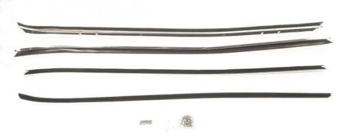 Camaro Window Felt Weatherstrip Kit, Inner And Outer, for Cars without Chrome Moldings, 1970-1981