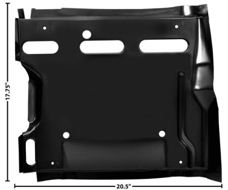 Dynacorn 67-68 Seat Frame Support LH 1052B