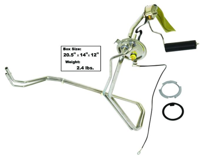 Dynacorn 76-81 3 / 8" Fuel Sending Unit Stainless 76-79 NOVA1/4return T18E