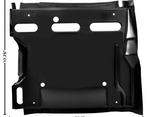 Dynacorn 67-68 Seat Frame Support LH 1052B