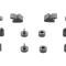 AMD Rubber Bumper Kit, 18 pcs, 69 Firebird X305-5569-S