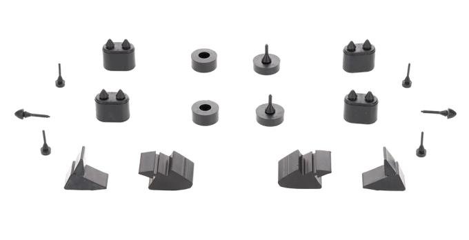 AMD Rubber Bumper Kit, 18 pcs, 69 Firebird X305-5569-S