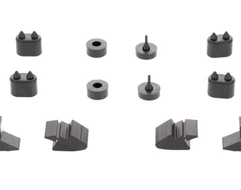 AMD Rubber Bumper Kit, 18 pcs, 69 Firebird X305-5569-S