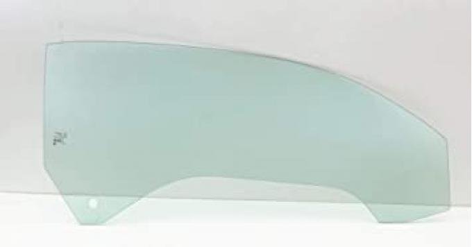 Camaro Door Glass, Convertible, Green Tinted, Right, 2011-2015