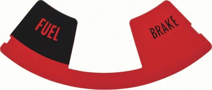 AMD Speedometer Lamp Lens, Fuel & Brake Warning, 67 Camaro K-K494