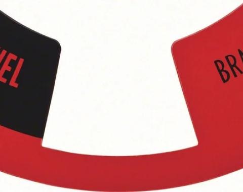 AMD Speedometer Lamp Lens, Fuel & Brake Warning, 67 Camaro K-K494