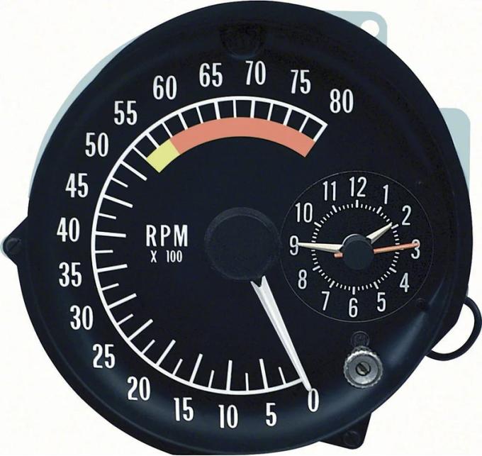 AMD Tachometer & Clock Assembly, 73-75 Firebird K-5658075
