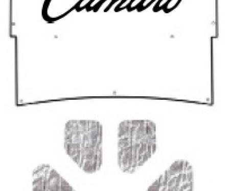 Camaro Under Hood Cover, Quietride AcoustiHOOD, 3-D Molded, With Logo, 1967 | Camaro Script (G-022)