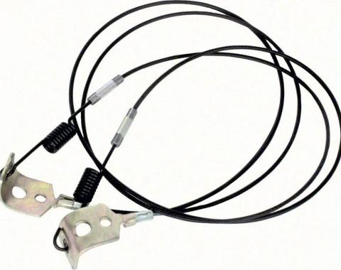 AMD Convertible Top Hold Down Cables, LH/RH Pair, 67-69 Camaro Firebird K-7639095