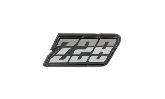 AMD Gas Door Emblem, Z28 Silver, 80-81 Camaro T-6950