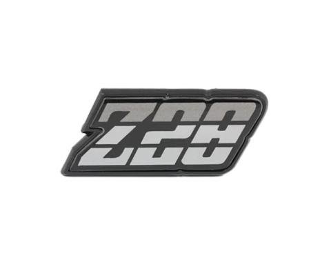 AMD Gas Door Emblem, Z28 Silver, 80-81 Camaro T-6950
