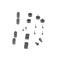 AMD Rubber Bumper Kit, 18 pcs, 69 Camaro X305-3569-S