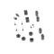 AMD Rubber Bumper Kit, 18 pcs, 69 Camaro X305-3569-S