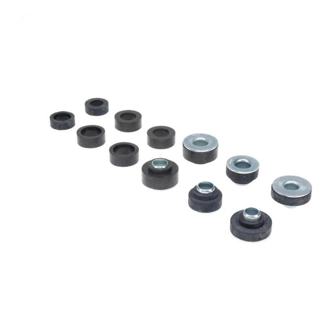 AMD Subframe Body Mount Kit, 12pcs, 68-69 Chevy II Nova 67-68 Camaro Firebird 71-72 Firebird K-K3025