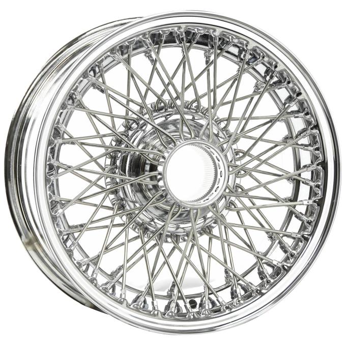 Dayton Wire Wheel 15x6 Dayton Wire 72 Spoke Chrome TBLS JB156CTL
