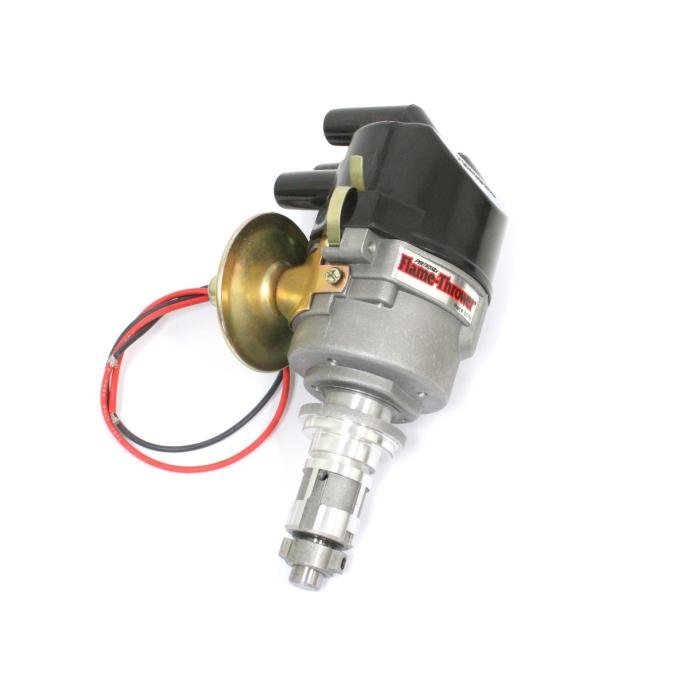 Pertronix Stock Look 45D4 Distributor for British 4 Cylinder Engines (Ignitor II) with Vacuum / Mechanical Advance, Side Exit / 12V Negative D170619