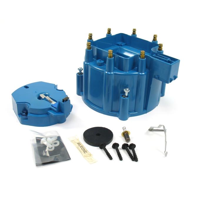 Pertronix Replacement Distributor Cap and Rotor Kit for HEI Distributors, Blue (Service Part Only) D4002