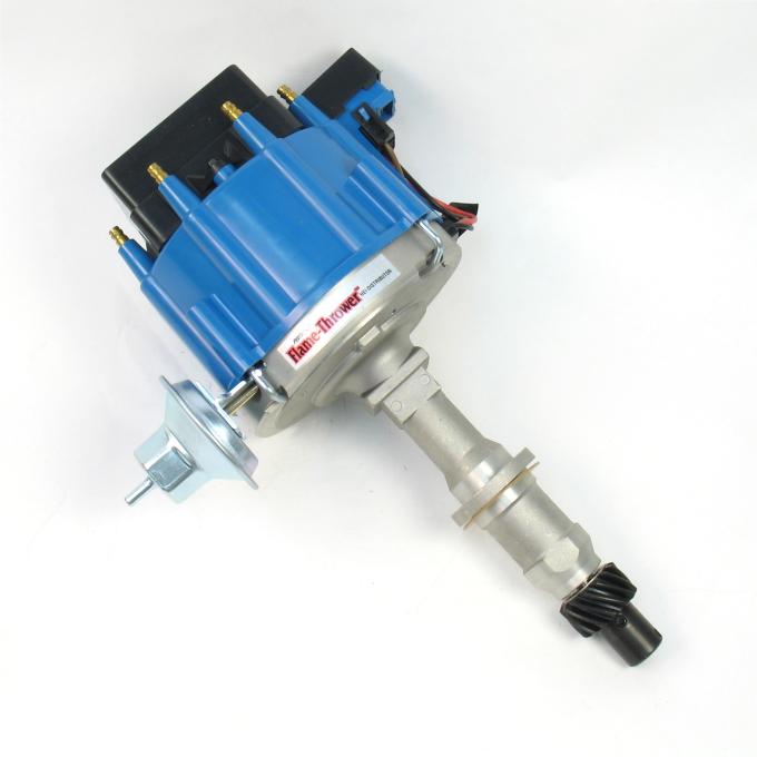 Pertronix Street Strip HEI Distributor for Pontiac 301-455 Engines, HEI III Module with Multi Spark & Adjustable Digital Rev Limiter / Blue Cap D71202