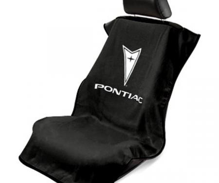 Seat Armour Pontiac, Seat Towel, Black with Logo SA100PTCBE