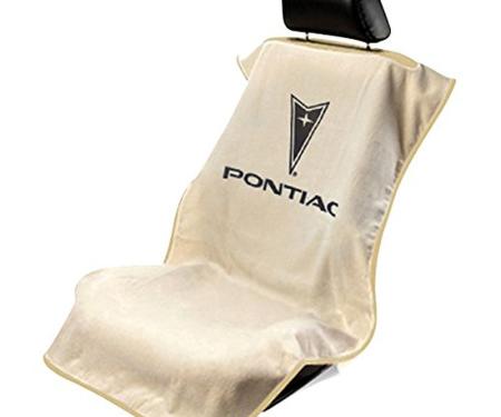 Seat Armour Pontiac, Seat Towel, Tan with Logo SA100PTCTE