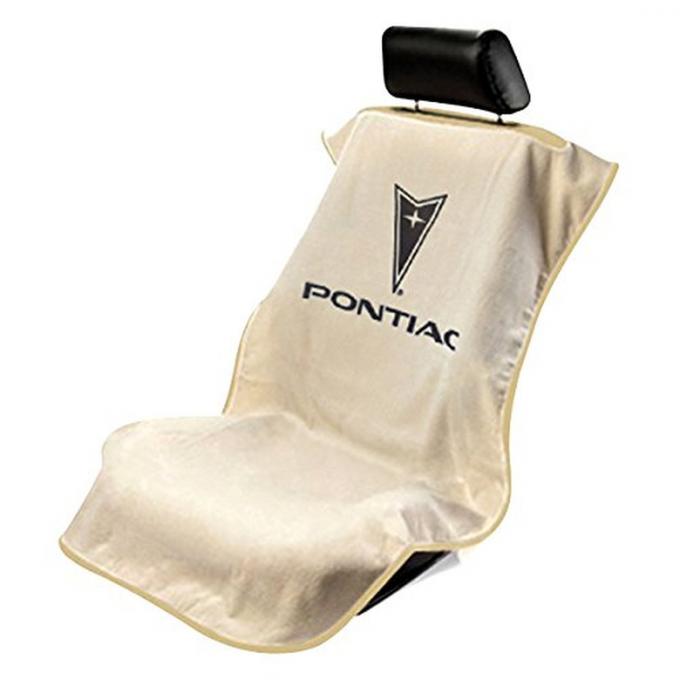 Seat Armour Pontiac, Seat Towel, Tan with Logo SA100PTCTE