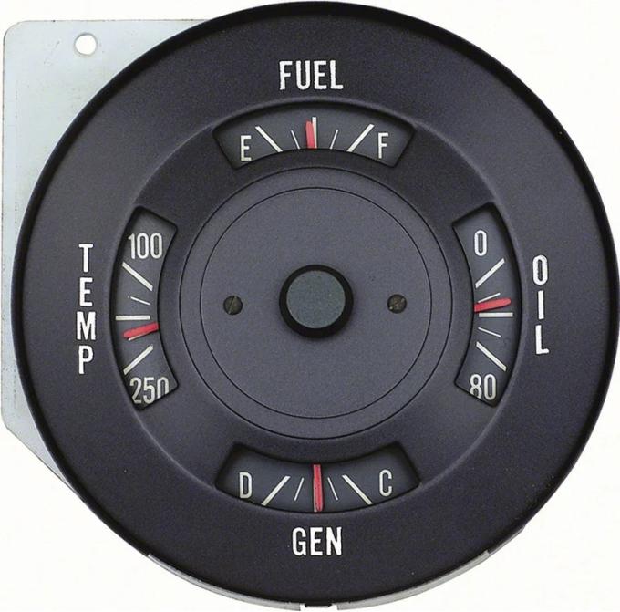 AMD Instrument Gauge Cluster, 4 Gauge, 68 Firebird K-3196868