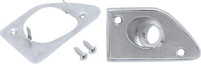 AMD Outside Rear View Mirror Control Escutcheon, 68-69 Camaro Firebird with Custom Interior X570-3568-3L