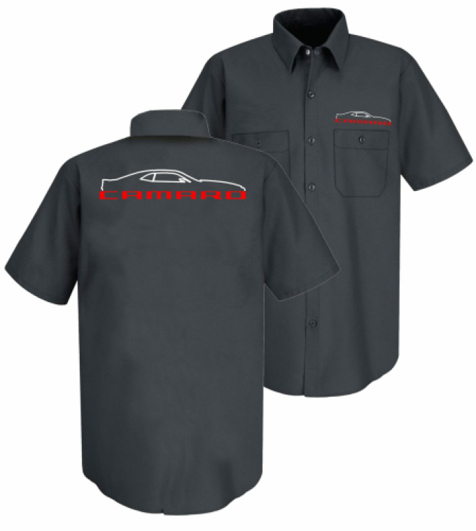 Red Kap 5th Gen Camaro Silhouette EMB Mech T-Shirt
