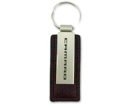 Camaro Metal/Leather Key Tag