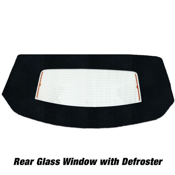 Kee Auto Top HG0199DF14SF Convertible Rear Window - Cloth, Direct Fit
