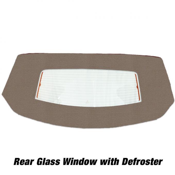 Kee Auto Top HG0199DF04SF Convertible Rear Window - Cloth, Direct Fit