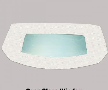 Kee Auto Top HG0133TN21SP Convertible Rear Window - Vinyl, Direct Fit