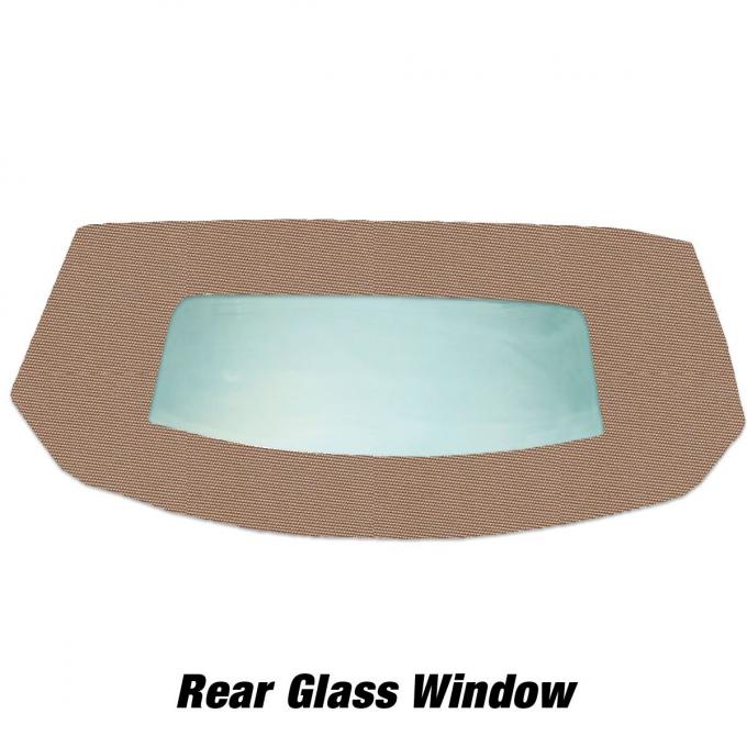 Kee Auto Top HG0133TN03SF Convertible Rear Window - Cloth, Direct Fit