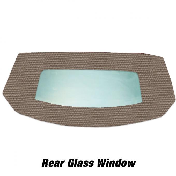Kee Auto Top HG0199TN04SF Convertible Rear Window - Cloth, Direct Fit