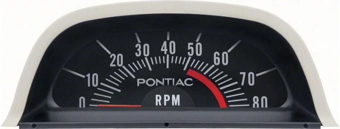 AMD Hood Tachometer, 5200 Redline (V8 Point Ignition), 68 Firebird K-6468972
