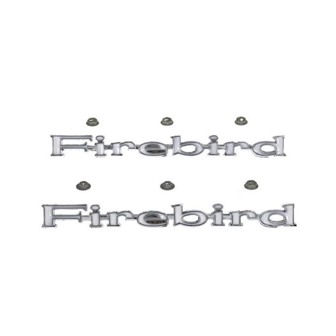 AMD Fender Emblems, Firebird, Pair, 69 Firebird T-8507