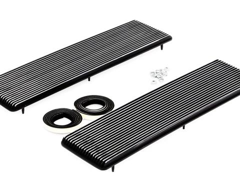 AMD Hood Scoop Inserts, Ribbed Style, Pair, 68-72 Nova SS; 67-68 Camaro SS X320-3567-P