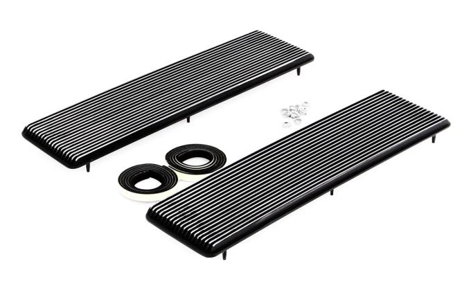 AMD Hood Scoop Inserts, Ribbed Style, Pair, 68-72 Nova SS; 67-68 Camaro SS X320-3567-P