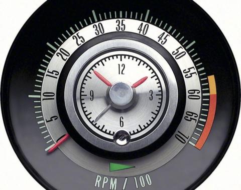 AMD Tachometer, 6000 Redline Tic-Toc, 68 Camaro K-6468715