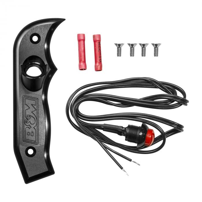 B&M Magnum Grip Side Plate with 12V Button 81078 | Camaro Depot