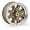 Legendary Wheels 15 X 7 Legendary HB44 Alloy Wheel, 4 on 4.5 BP, 4.25 BS, 4 Lug, Gold Haze LW90-50744F