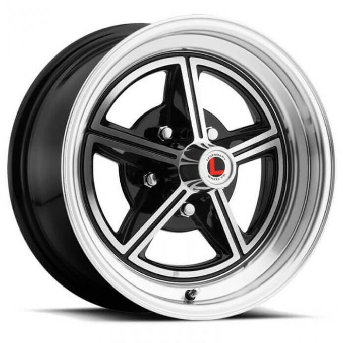 Legendary Wheels 15x7 Alloy MAGSTAR RIM-BLACK Wheel LW30-50754A