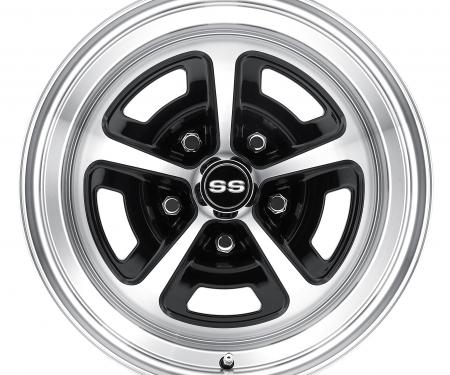 Legendary Wheels 16 X 8 Magnum Wheel, 5 on 4.75 BP, 4.5 BS, Gloss/Black Machined LW50-60857A